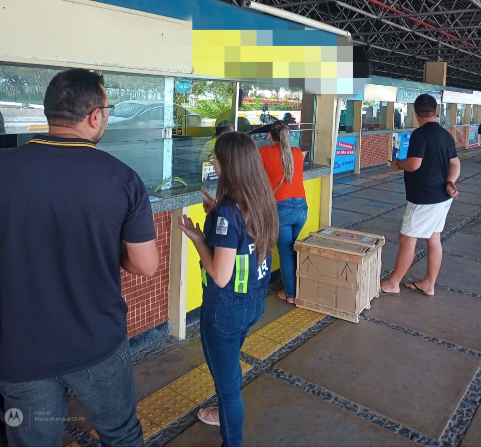 Procon de Campina Grande realiza fiscalização no Terminal Rodoviário de Passageiros Fonte 83