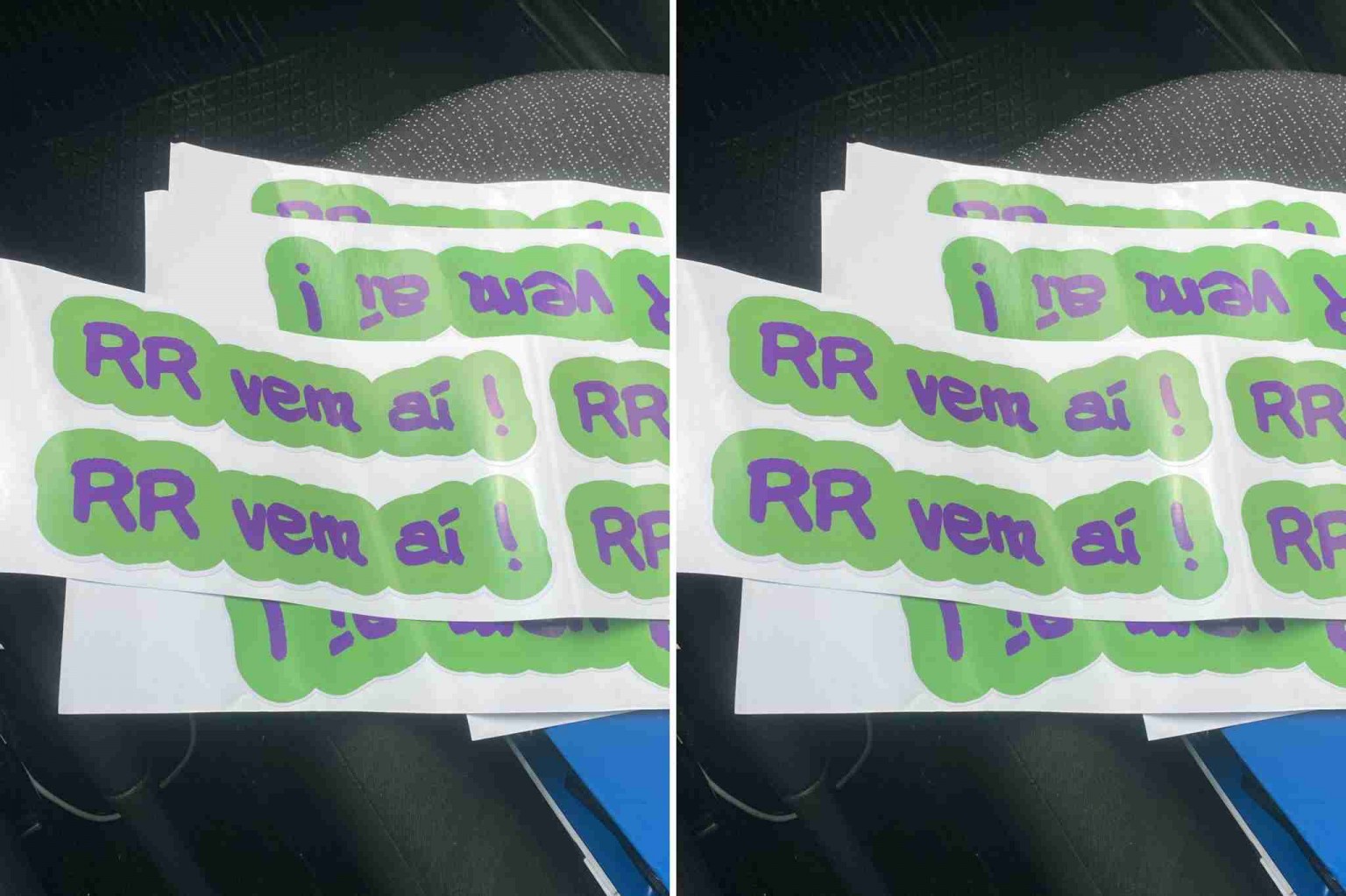 “RR VEM AÍ”: Apoiadores distribuem adesivos que indicam possível candidatura de Romero Rodrigues à prefeitura de Campina Grande