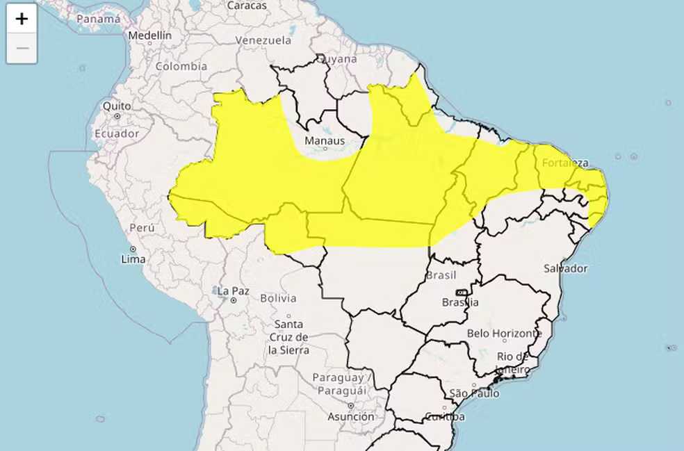 Inmet emite alerta de chuvas intensas e de ventos de até 60 km/h para 156 municípios paraibanos; veja a lista