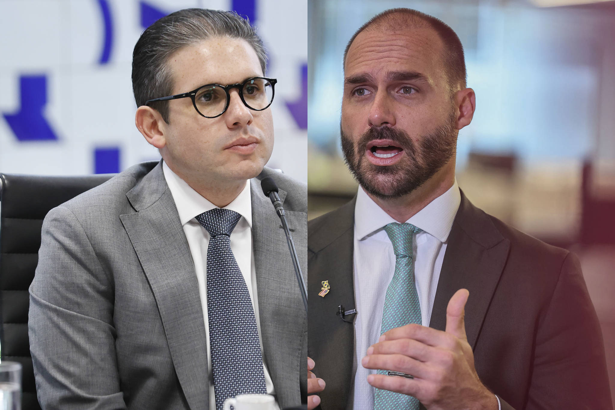 ‘É impossível exercer o mandato de outro país’, diz Hugo Motta sobre Eduardo Bolsonaro