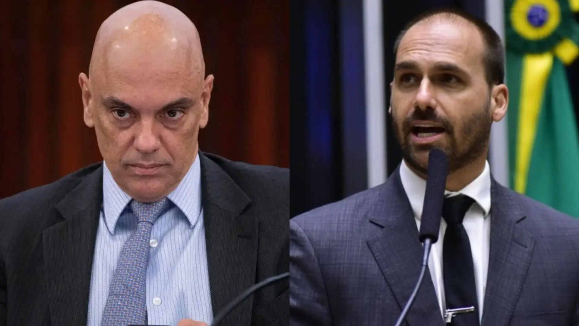 Alexandre de Moraes acusa Eduardo Bolsonaro de dificultar notificação judicial e ordena citação por edital