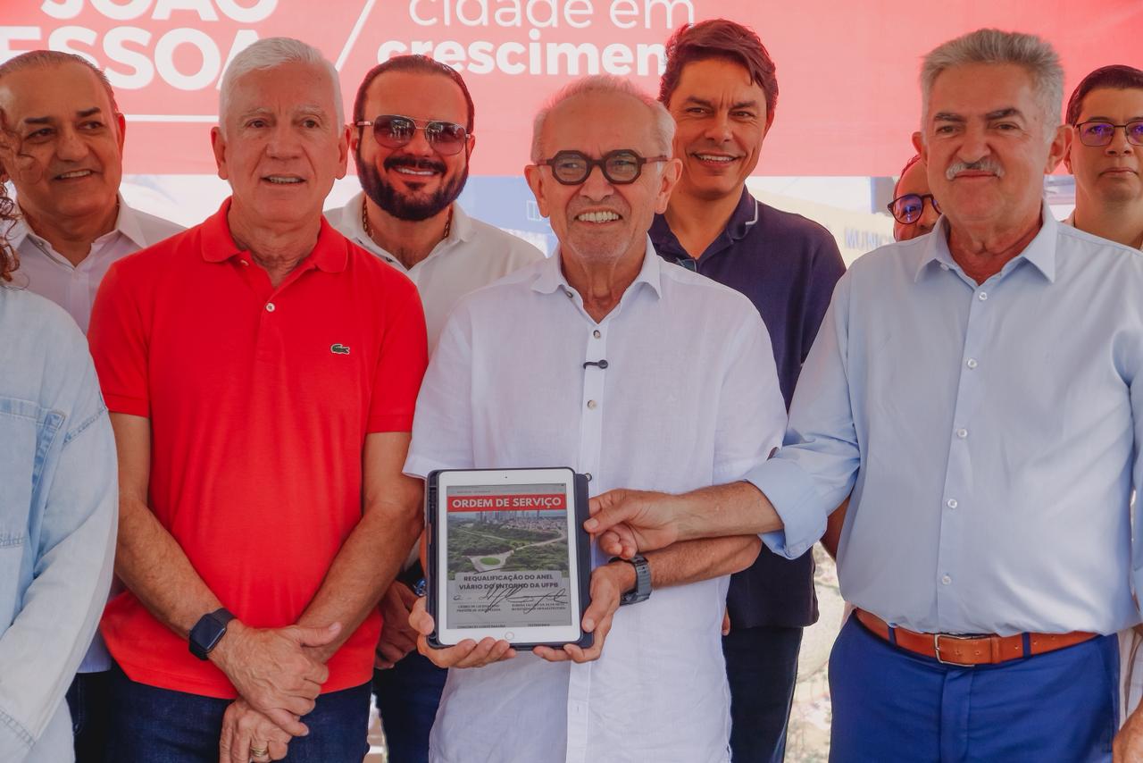 Cícero Lucena autoriza obras de infraestrutura, mobilidade e urbanização no anel viário da UFPB
