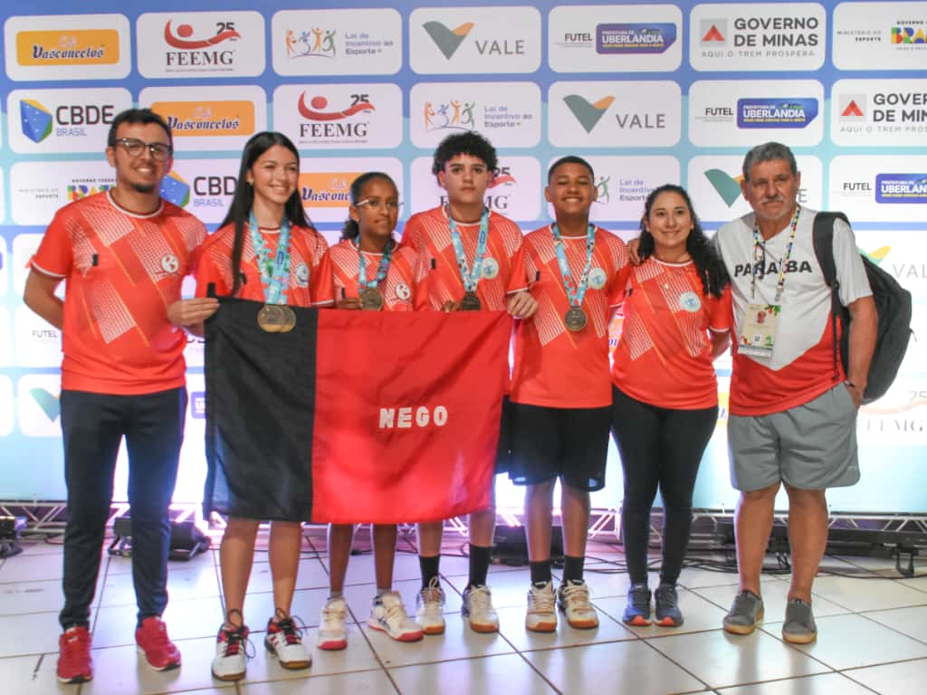 JEBs 2025: Paraíba conquista três medalhas no badminton e já soma 16 no total, em Uberlândia