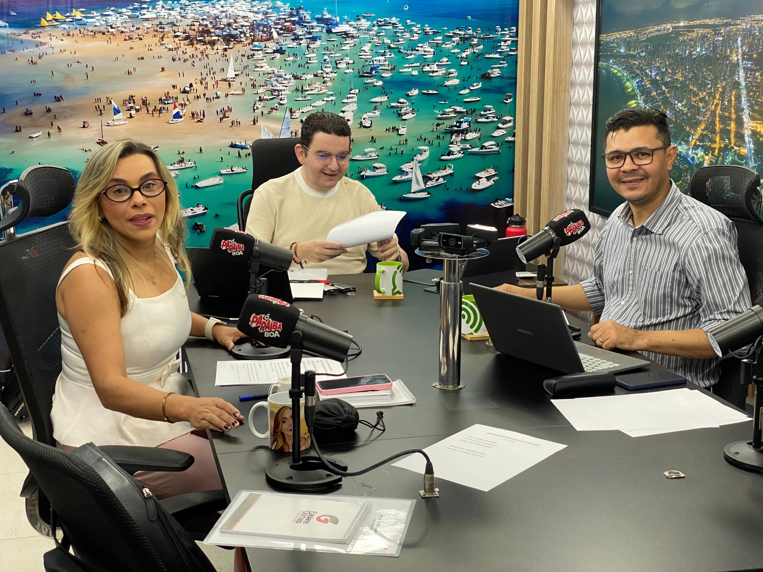 Sextou com polêmica! Fabiano Gomes, Jaceline e Clauber chegam no Ô Paraíba Boa nesta sexta (3); veja onde assistir