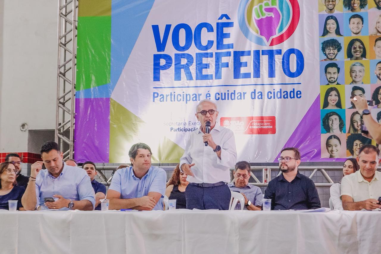 Em plenária do ‘Você Prefeito’, Cícero Lucena destaca investimentos de R$ 169 milhões em obras na 4ª e 12ª Regiões