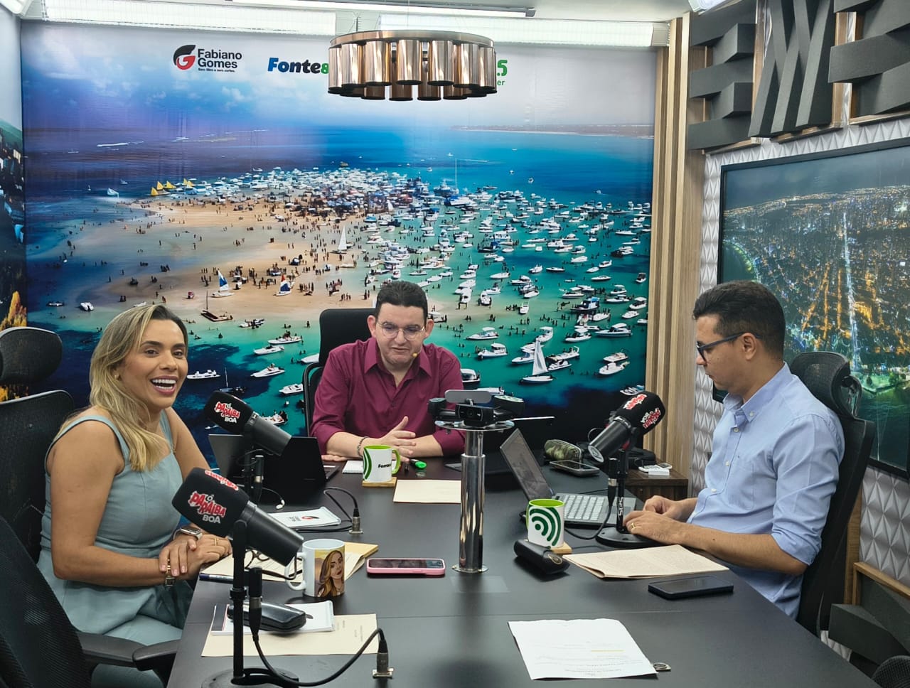 Política, polêmica e bastidores: Ô Paraíba Boa agita a terça (14) com Fabiano, Jaceline e Clauber no comando