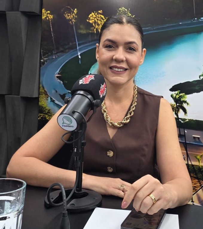 Marly Lúcio, jornalista e empresária, durante entrevista ao programa Ô Paraíba Boa.