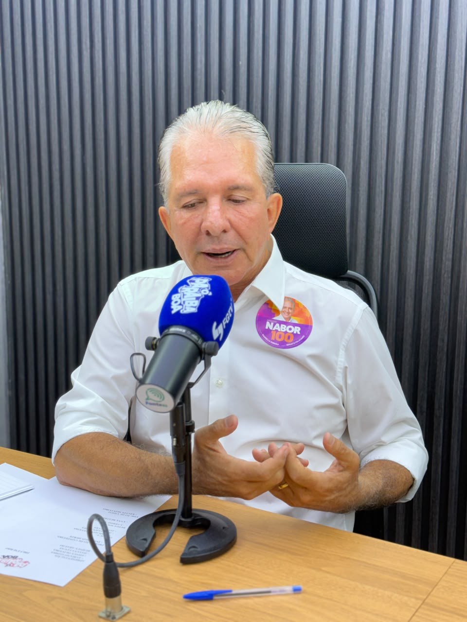 “Quero ser senador em Brasília, senador de oportunidades e que vai cuidar das pessoas”, diz Nabor Wanderley