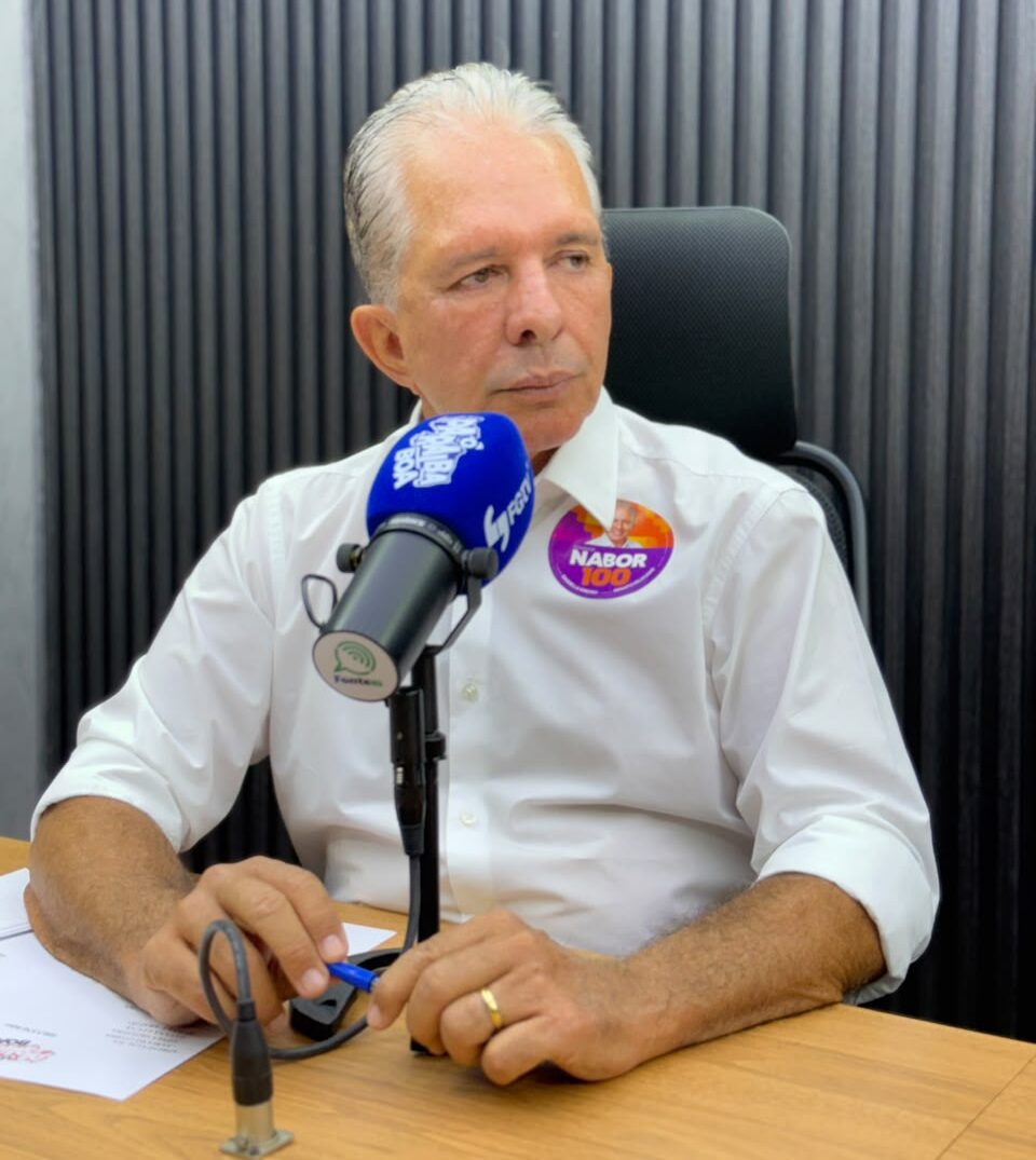 Nabor é a favor do fim da escala 6×1, defende redução da maioridade penal e diz ser contra audiência de custódia: “Precisamos rever essa lei”