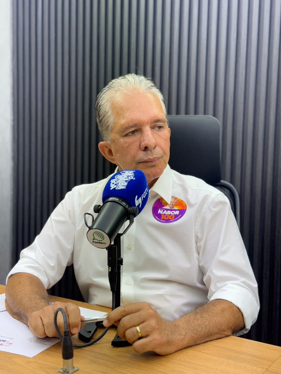 “É uma pressão muito grande, acho que é chantagem”, diz Nabor sobre prefeitos para apoiar Veneziano
