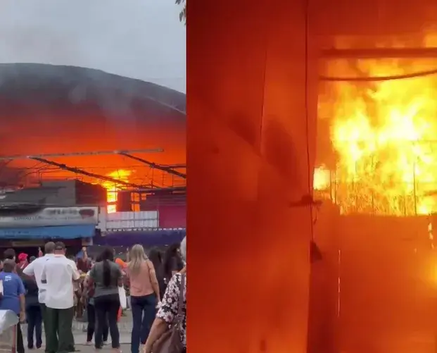 Perícia é realizada em Centro Comercial de Passagem após incêndio em João Pessoa; laudo sai em até 30 dias