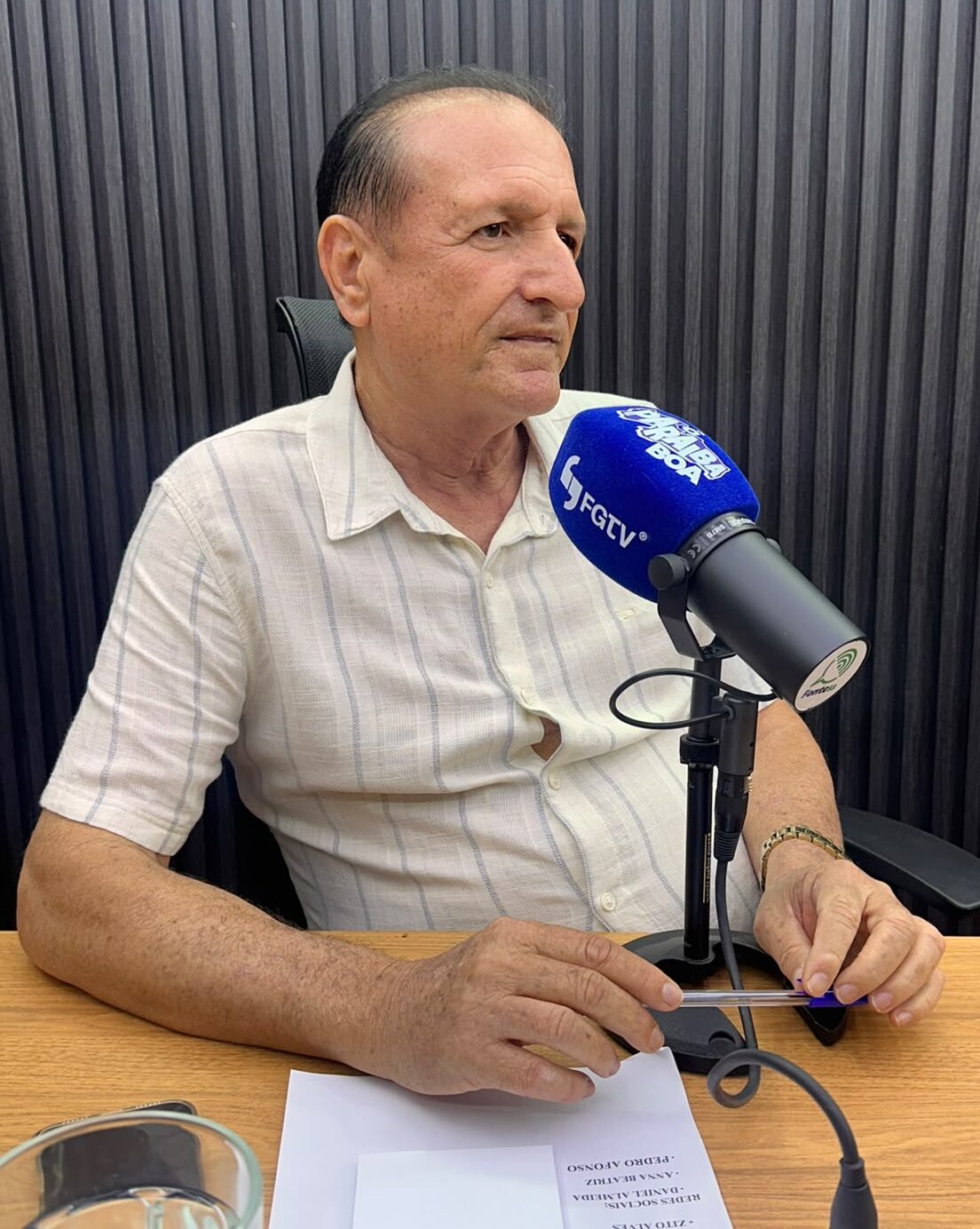 Hervázio dispara contra Tibério: “Se ele ficasse calado, seria melhor” e diz não ter medo de confronto olho no olho